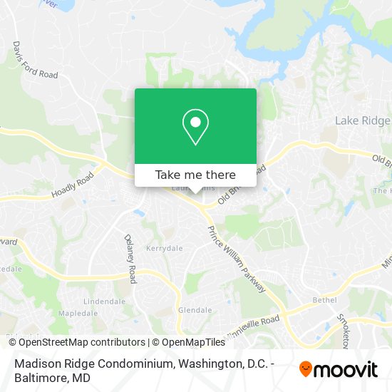 Mapa de Madison Ridge Condominium