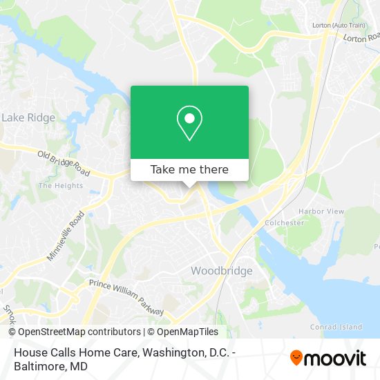 House Calls Home Care map