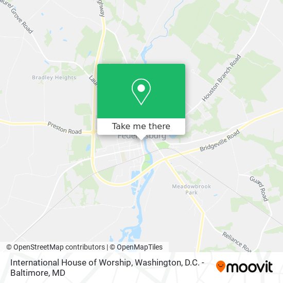 International House of Worship map