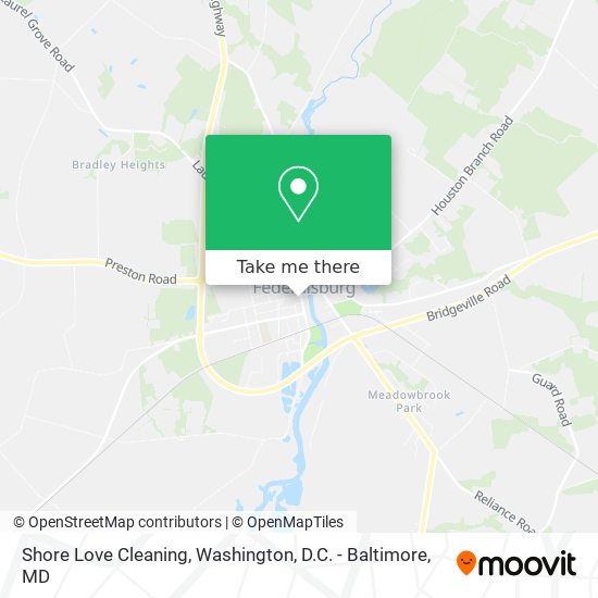 Shore Love Cleaning map