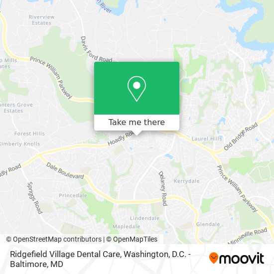 Mapa de Ridgefield Village Dental Care