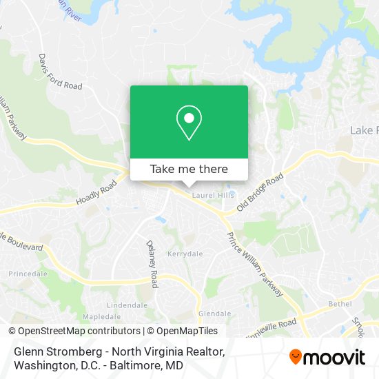 Glenn Stromberg - North Virginia Realtor map