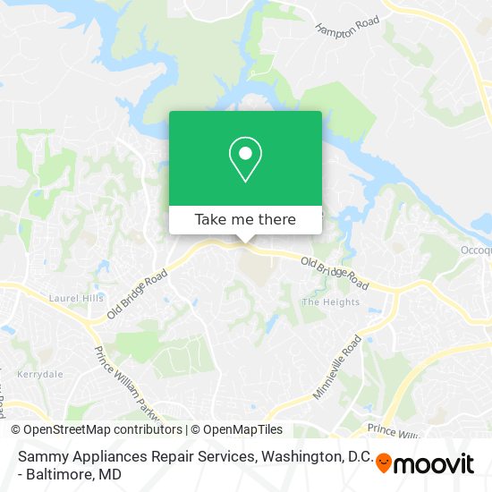 Sammy Appliances Repair Services map
