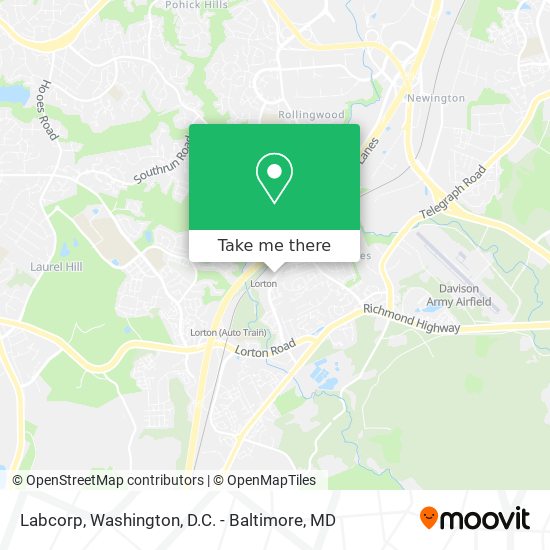 Labcorp map