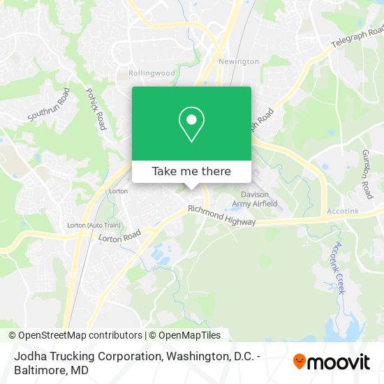 Mapa de Jodha Trucking Corporation