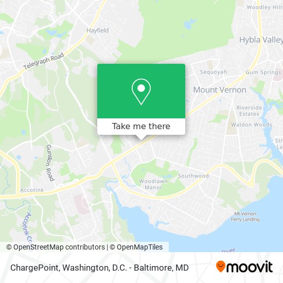 ChargePoint map