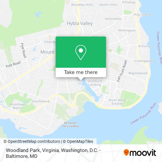 Mapa de Woodland Park, Virginia