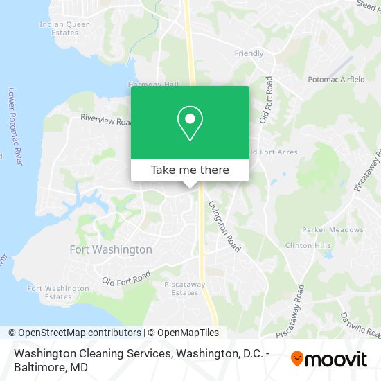 Washington Cleaning Services map