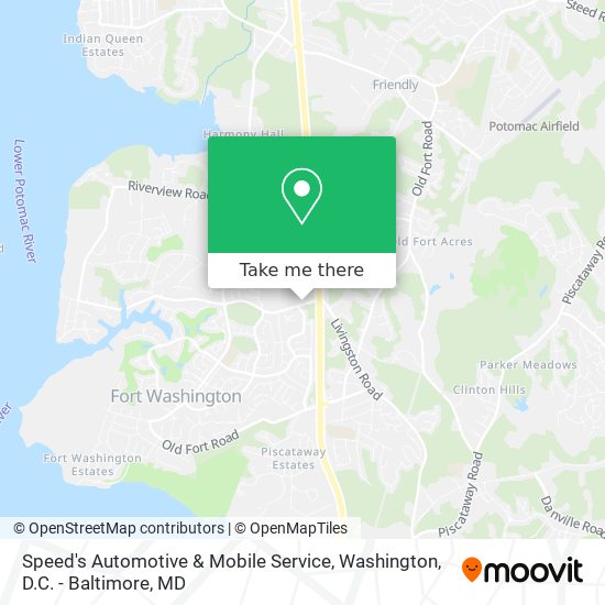 Mapa de Speed's Automotive & Mobile Service