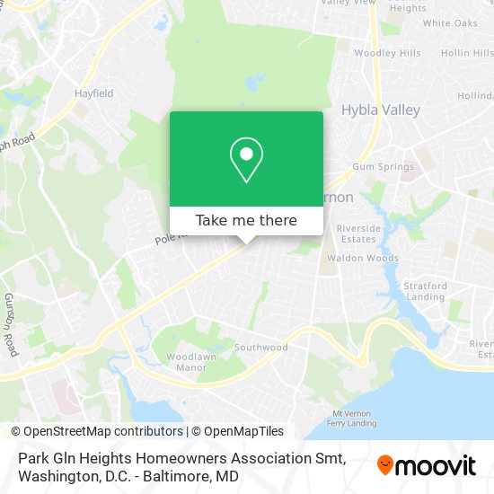 Mapa de Park Gln Heights Homeowners Association Smt