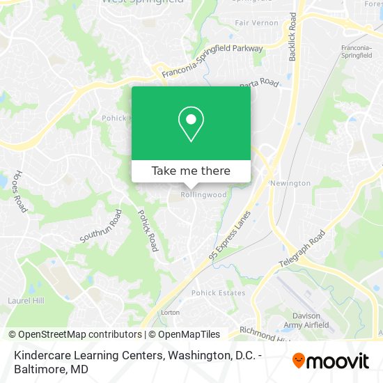 Mapa de Kindercare Learning Centers