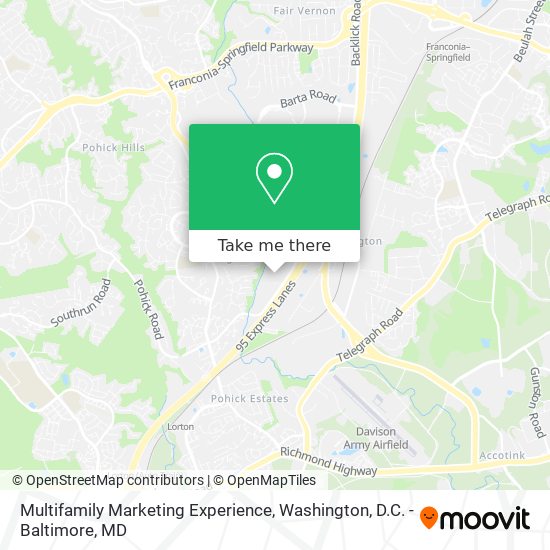 Multifamily Marketing Experience map