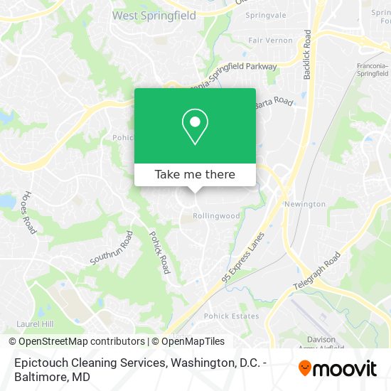 Mapa de Epictouch Cleaning Services