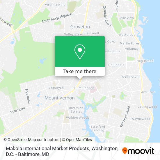 Mapa de Makola International Market Products