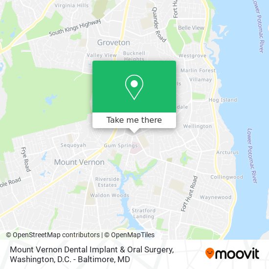 Mount Vernon Dental Implant & Oral Surgery map