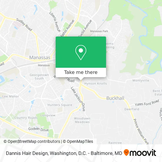 Dannis Hair Design map