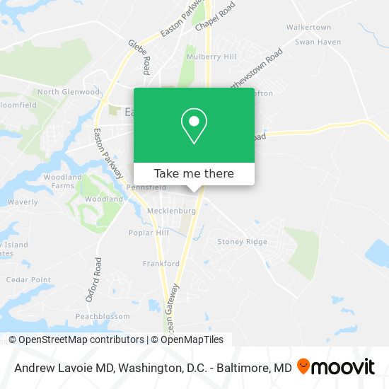 Andrew Lavoie MD map
