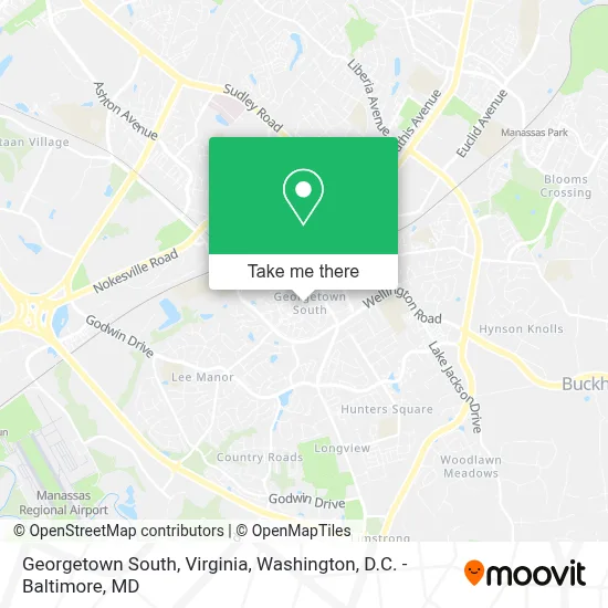 Georgetown South, Virginia map