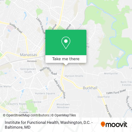 Institute for Functional Health map