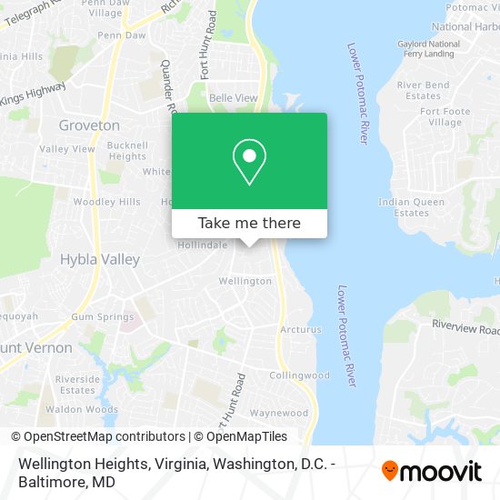 Mapa de Wellington Heights, Virginia