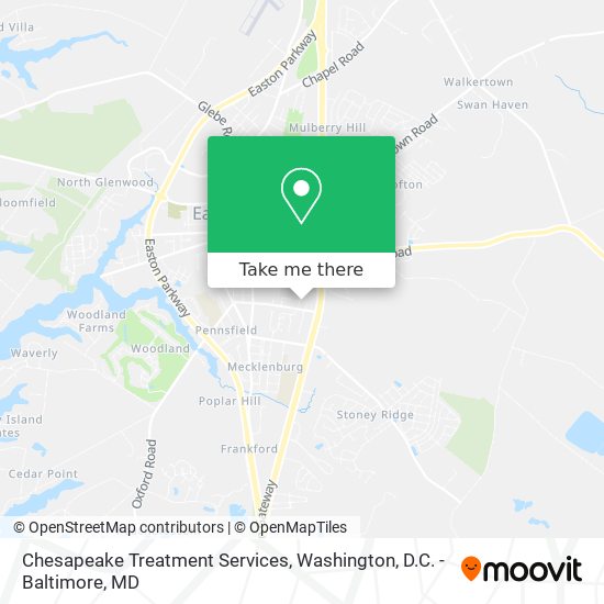 Mapa de Chesapeake Treatment Services