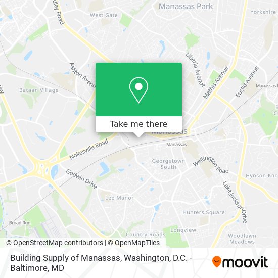 Mapa de Building Supply of Manassas