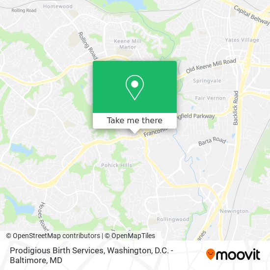 Prodigious Birth Services map