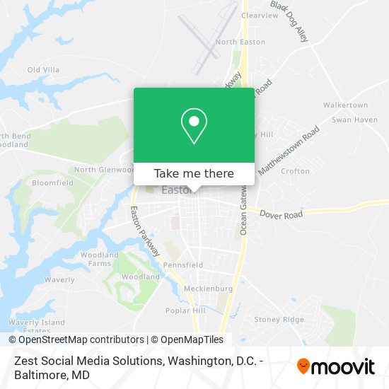 Zest Social Media Solutions map