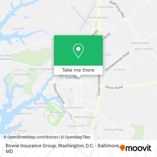 Bowie Insurance Group map