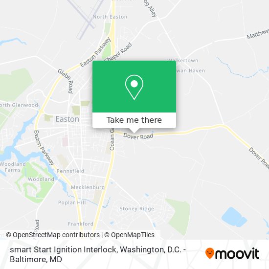 Mapa de smart Start Ignition Interlock