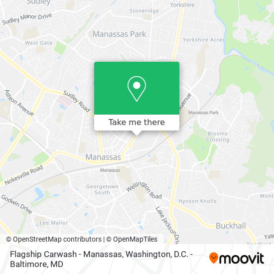 Flagship Carwash - Manassas map