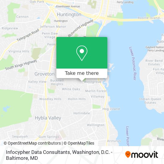 Mapa de Infocypher Data Consultants