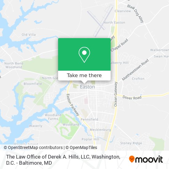 The Law Office of Derek A. Hills, LLC map