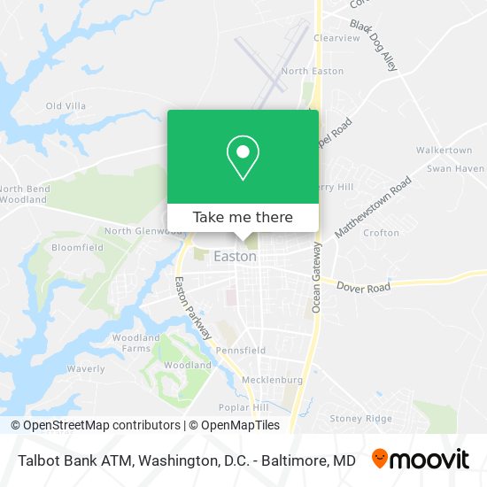 Talbot Bank ATM map