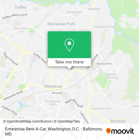 Mapa de Enterprise Rent-A-Car