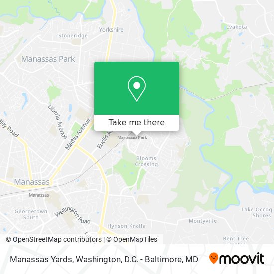 Mapa de Manassas Yards