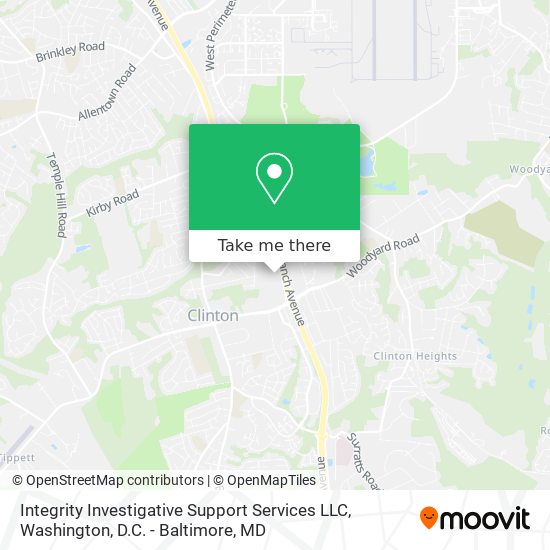 Integrity Investigative Support Services LLC map