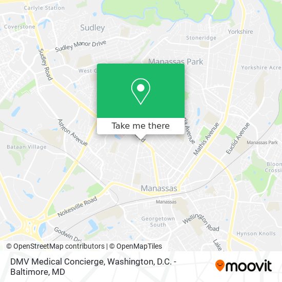 Mapa de DMV Medical Concierge