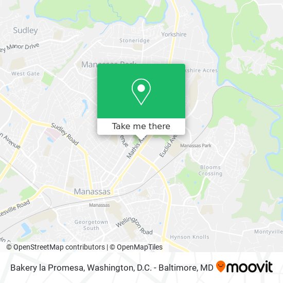 Bakery la Promesa map