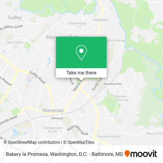 Bakery la Promesa map