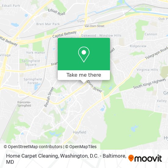 Home Carpet Cleaning map