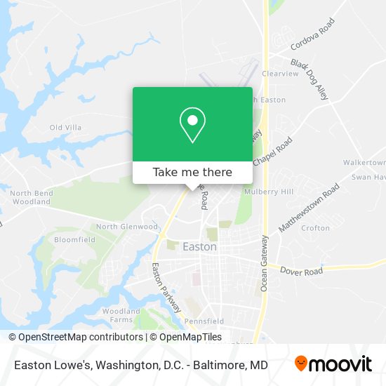 Easton Lowe's map