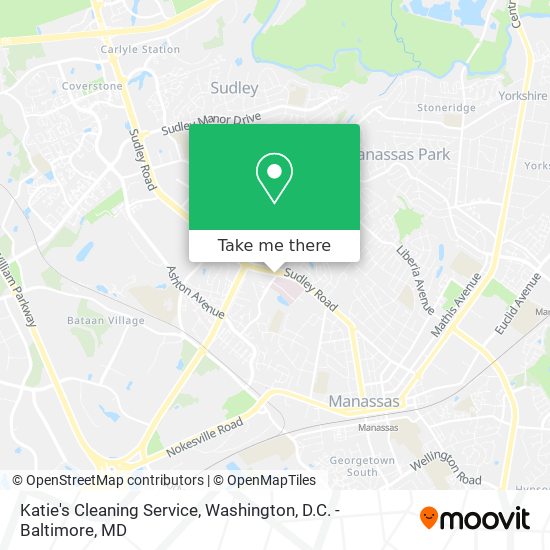Katie's Cleaning Service map