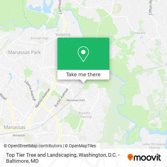 Top Tier Tree and Landscaping map