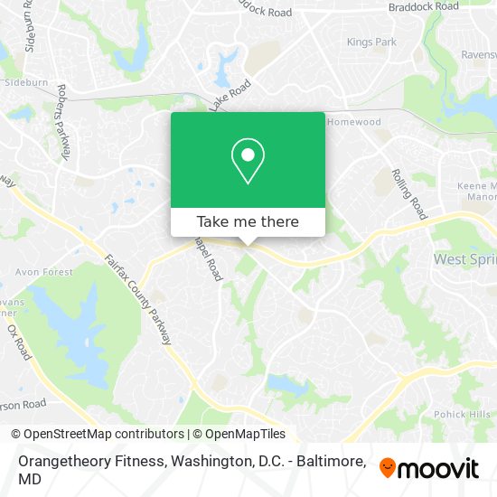 Orangetheory Fitness map