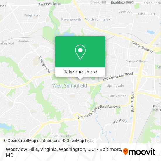 Westview Hills, Virginia map