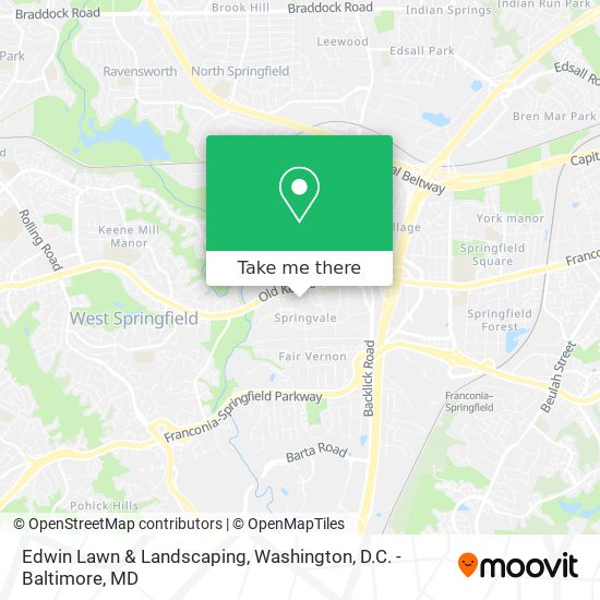 Edwin Lawn & Landscaping map