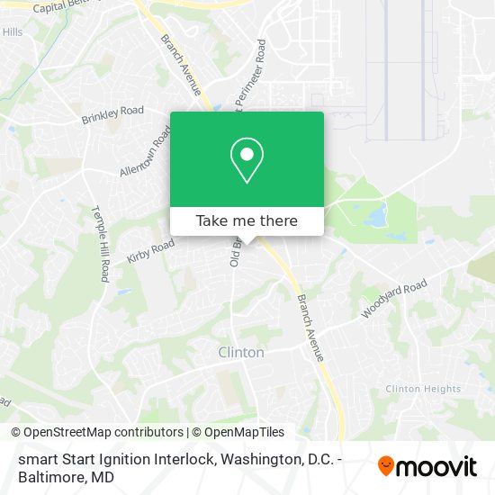 smart Start Ignition Interlock map