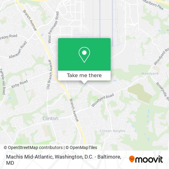 Mapa de Machis Mid-Atlantic