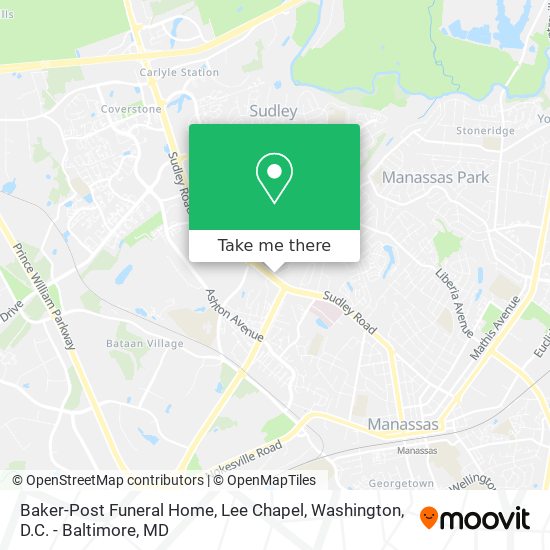 Mapa de Baker-Post Funeral Home, Lee Chapel